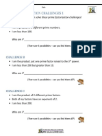 Prime Factorization Challenges 1: Challenge A