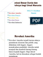 Revolusi Besar Dunia Dan Pengaruhnya Bagi Umat Manusia