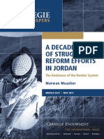 A Decade of Struggling Reform Efforts in Jordan: The Resilience of The Rentier System