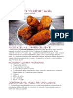 POLLO FRITO CRUJIENTE Receta 2