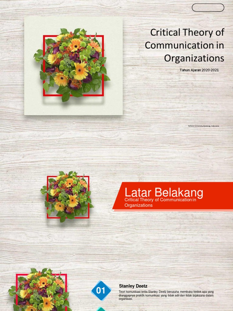 Teori Kritis Komunikasi Deetz | PDF | Komputer