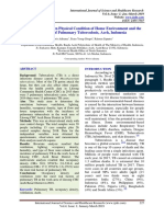 Relationship Between Physical Condition of House Environment and The Incidence of Pulmonary Tuberculosis, Aceh, Indonesia