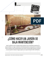 Como Hacer Un Jardin de Baja Mantencion