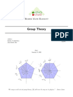 Group Theory: Higher Math Handout