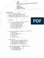 Semester TW Year: TWO Course: Principles Hasing and Supplies Management Course Date: Time