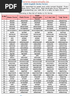 1000 English Verbs Forms | PDF | Verb
