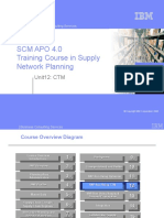 SCM Apo 4.0 Training Course in Supply Network Planning: Deeper