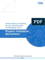 Project Initiation Document: Online Library of Quality, Service Improvement and Redesign Tools
