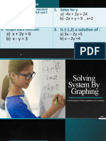 Solving System by Graphing