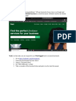 Task 1. Search "Best Freelancing Platforms" OR Any Keyword of Your Choice On Google and