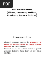 PNEUMOCONIOZE Silicoza