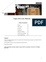 Cajon Free User Manual: Reserved