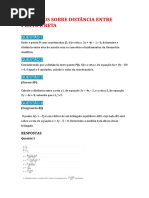 Exercícios Sobre Distância Entre Dois Pontos1 | PDF | Geometria ...