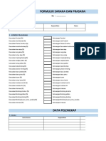 Formulir Sarana dan Prasarana Sekolah