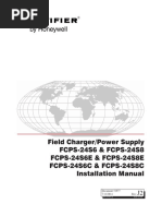 Field Charger/Power Supply FCPS-24S6 & FCPS-24S8 FCPS-24S6E & FCPS-24S8E FCPS-24S6C & FCPS-24S8C Installation Manual