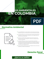 Delitos ambientales en Colombia: normativa y tipificación