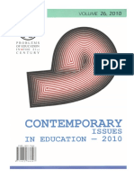 Problems of Education in The 21st Century, Vol. 26, 2010