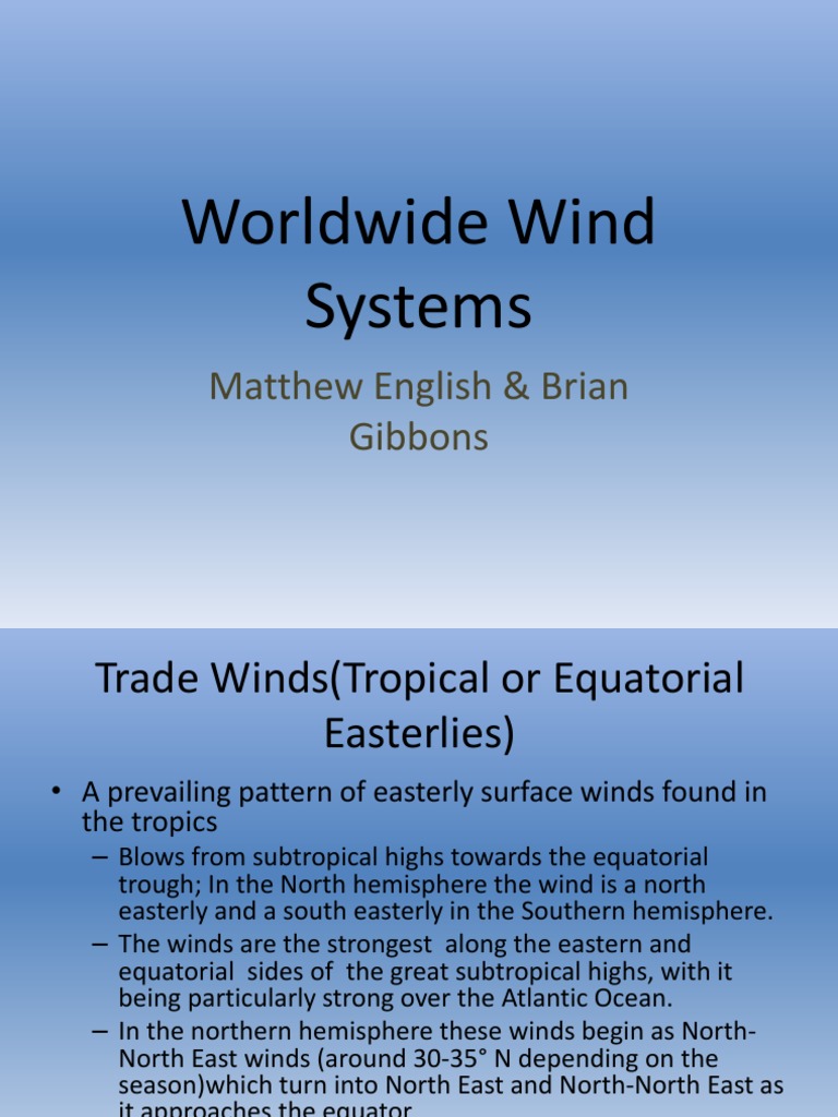Global Wind Patterns Explained | PDF | Wound | Climate