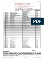 1st BS Political Science Regular