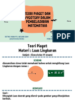 Teori Piaget Dan Vygotsky Dalam Pembelajaran Matematika