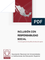 Inclusion Con Responsabilidad Social ANUIES