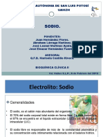 Electrolito Sodio