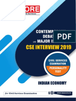 Interview 2020 Indian Economy