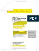 Property Development Lab Initiatives
