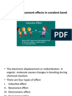 Electron Displacement Effects in Covalent Bond