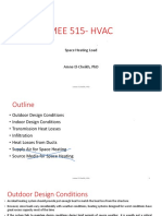 HVAC Space Heating Load Calculation