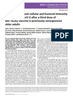 Induction of Robust Cellular and Humoral Immunity Against Sars-Cov-2 After A Third Dose of Bnt162B2 Vaccine in Previously Unresponsive Older Adults