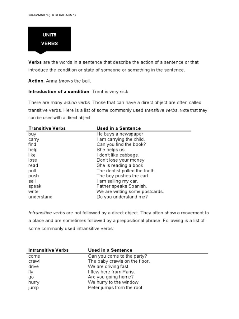 Beginner's Guide to English Verbs | PDF | Grammatical Tense | Verb