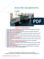 001 Themes de Recherche Maintenance Des Equipements de Plasturgie