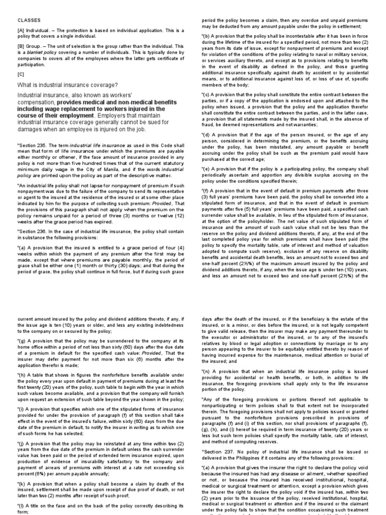 What Is Industrial Insurance Coverage? Industrial Insurance, Also Known