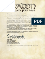 Avadon the Black Fortress - Manual