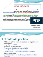 Ejemplo de Política Integrada