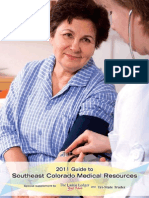 2011 Guide To Southeast Colorado Medical Resources