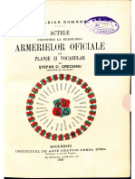 Ștefan D. Greceanu, Eraldica Română. Actele Privitoare La Stabilirea Armeriilor Oficiale, București, 1900