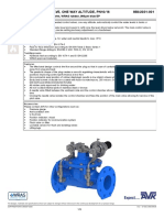 Avk Control Valve, One Way Altitude, Pn10/16 859/2031-001: Reduced Bore, SS 304 Trim, WRAS Rubber, 300 M Blue EP