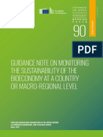 Guidance Note On Monitoring The Sustainability of The Bioeconomy at A Country or Macro-Regional Level
