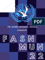 F A S N F A S N MUN MUN 2 2 2 2: Fr. Agnel School, Noida