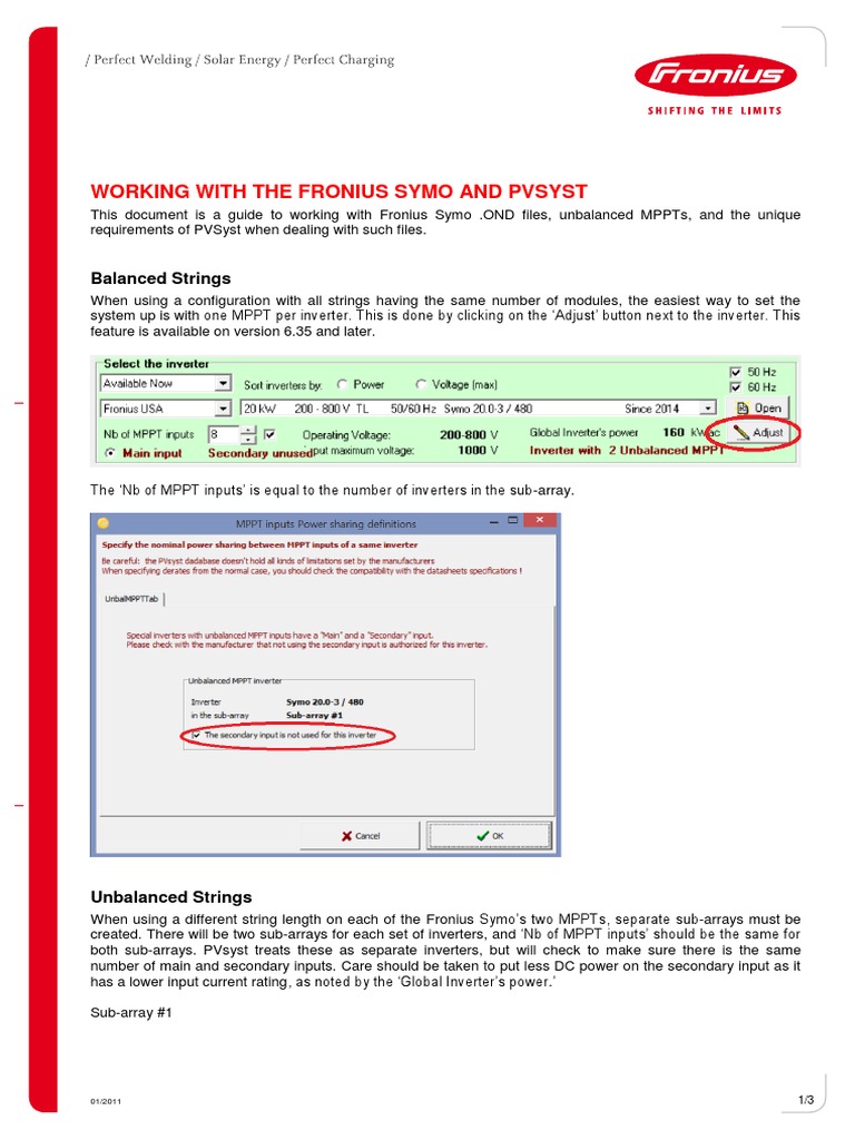 Working with Fronius Symo OND Files | PDF | Power Inverter | Electrical ...