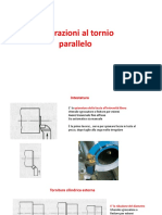 Lavorazioni Al Tornio Parallelo