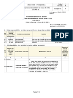 Procedura Operationala Privind Alegerea Curriculumului La Decizia Școlii (CDS)