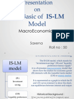 The Basic of Is-Lm Model: Macroeconomics