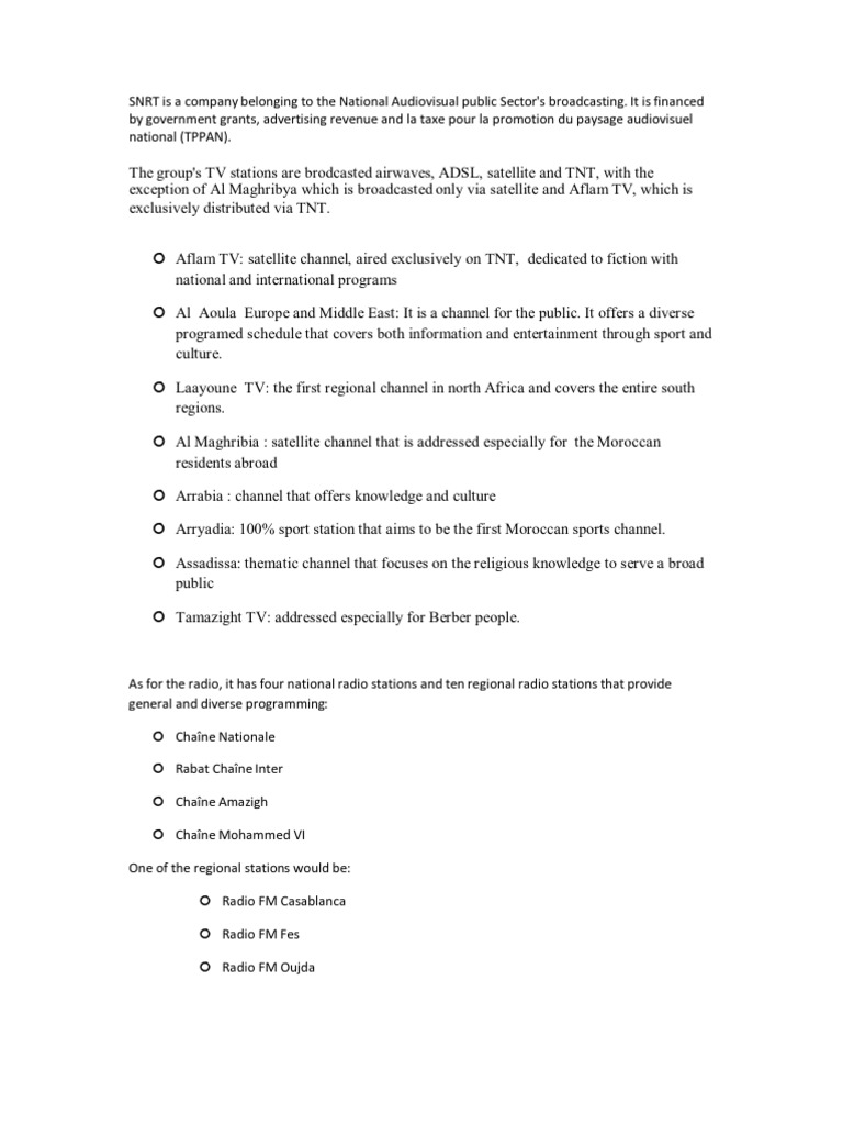 SNRT | PDF