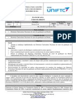 Plano de Aula Diretrizes Curriculares Nacionais Do Curso de Direito - Adwaldo Peixoto