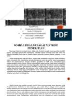 Materi Presentasi Memahami Metode Penelitian Hukum Dalam Pendekatan Sosio-Legal