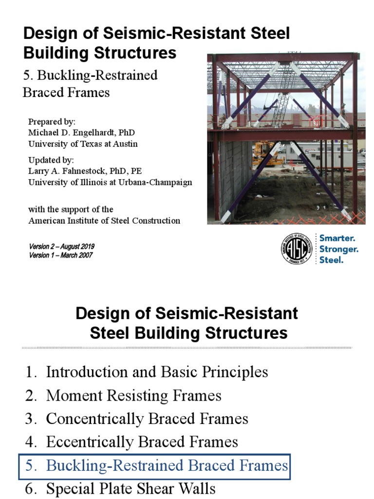 AISC Seismic DesignModule5Buckling Restrained Braced FramesV2 PDF