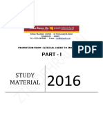 Promotion Clerk To Officer-Study Material 2016 - Part 1